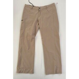 Patagonia Tan Brown Women's Hiking Travel Climbing Pants US 12 STY21210SP16